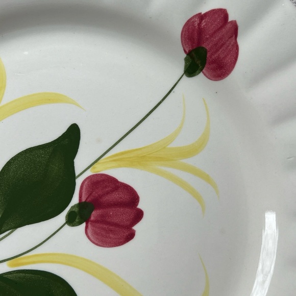 Vintage BLUE RIDGE Southern Pottery CHRYSANTHEMUM Large Oval Platter Plate 14x11 - Picture 6 of 9